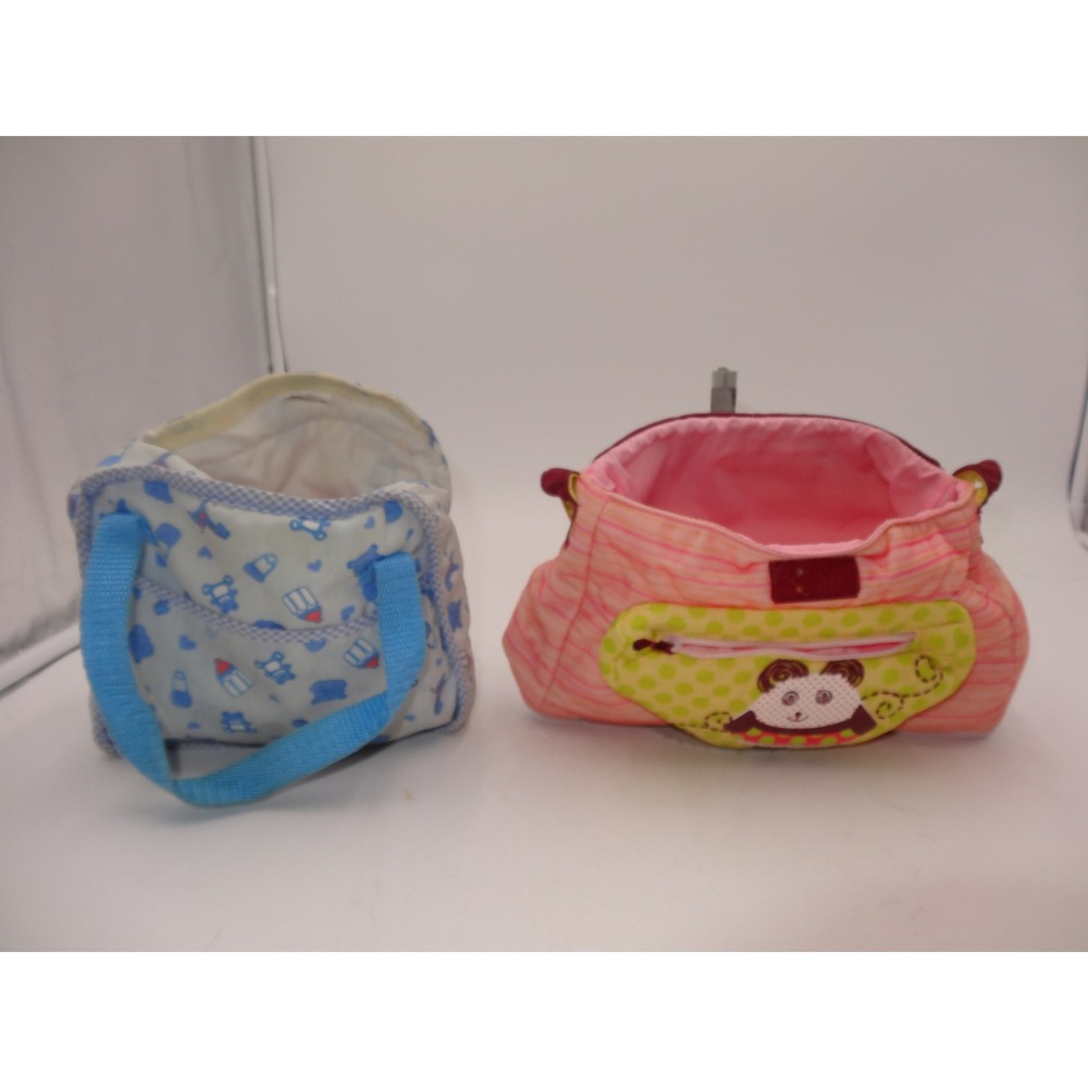 Baby Alive On The Go Carrier Panda Purse Diaper Bag Plus Bag and Accessories Lot - Picture 5 of 16